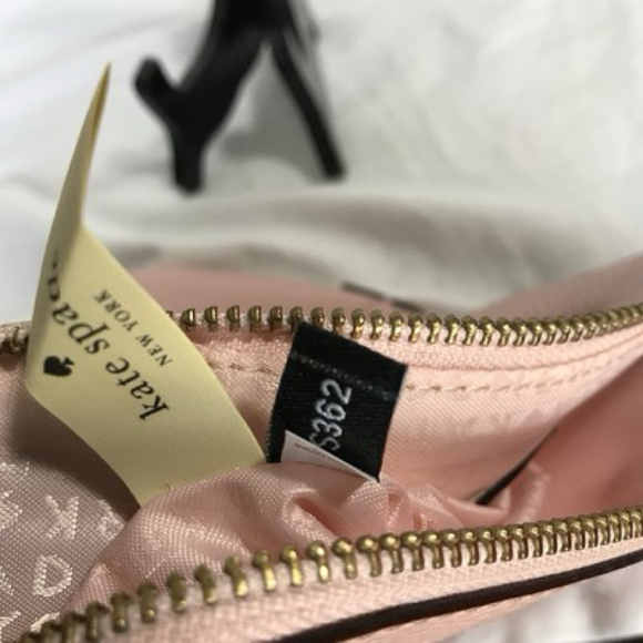 KATE SPADE NEW YORK Mansfield Mariana Soft Pink Pebble Crossbody Leather Bag - Picture 5 of 8